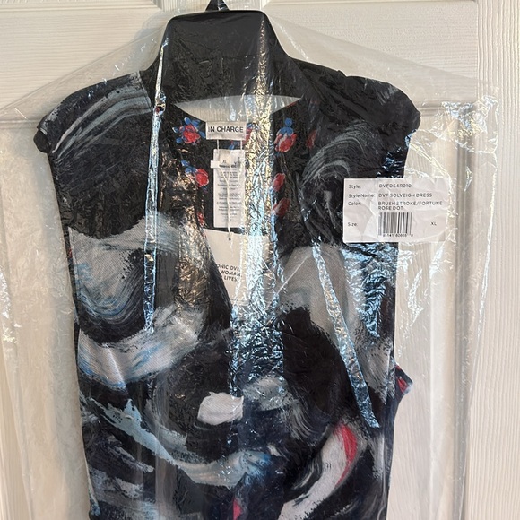 NWT-DVF Reversable gorgeousness!!! Maxi dress, Diane Von Furstenberg, sz XL. - Picture 14 of 15